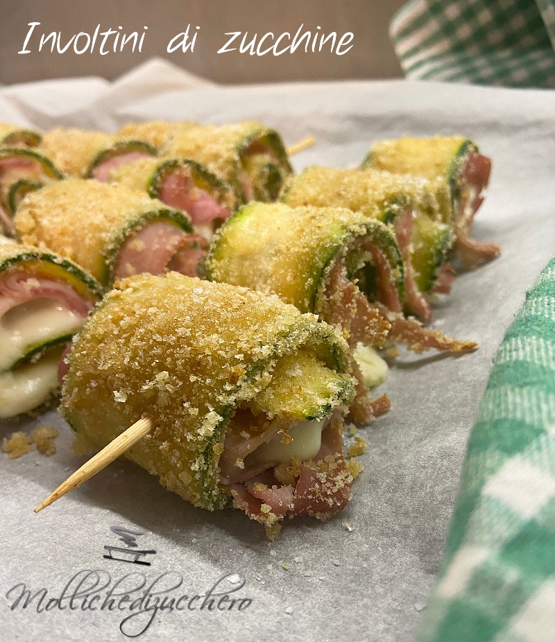 Involtini Di Zucchine Croccanti - Mollichedizucchero