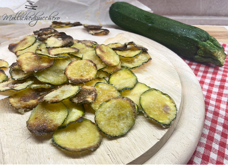 chips di zucchine croccanti