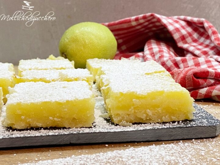 quadrotti al limone