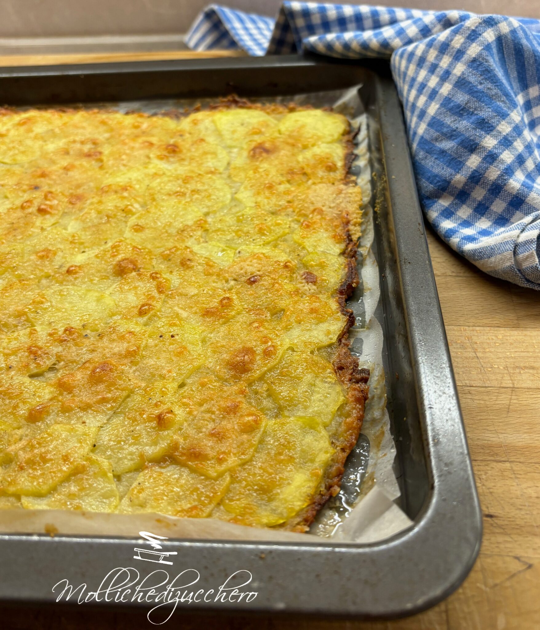 schiacciata di zucchine e patate grattugiate
