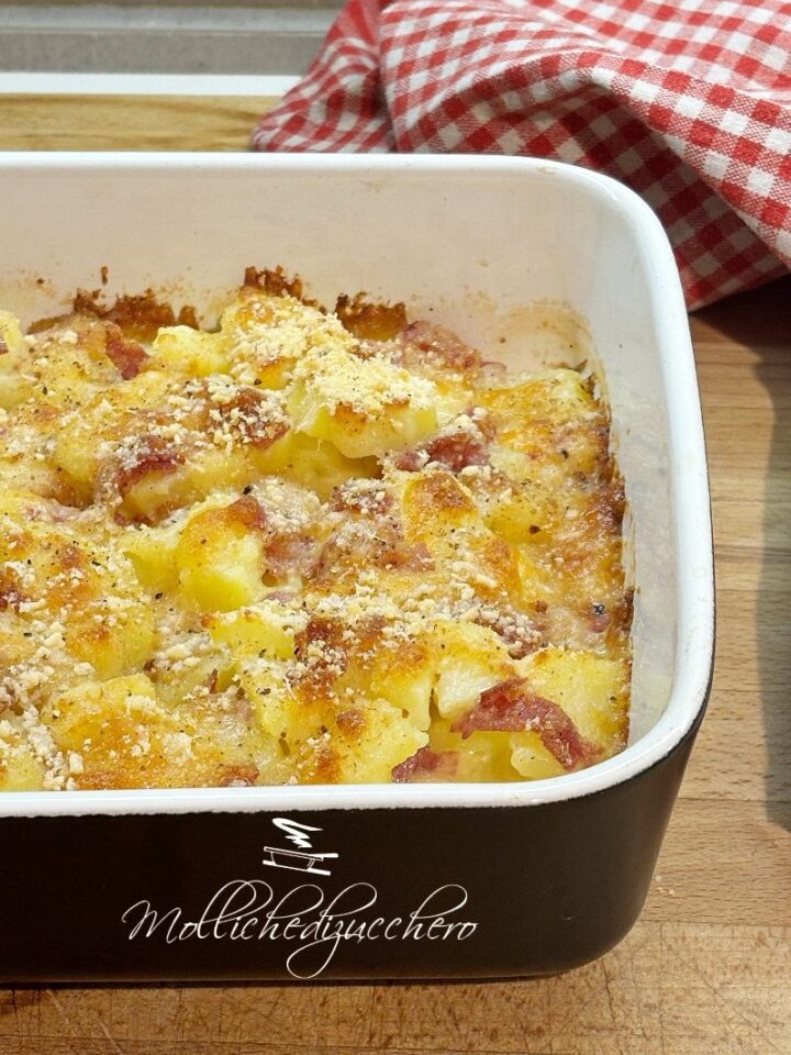 patate e scamorza al forno