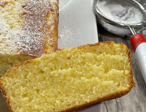 Plum-cake soffice al limone
