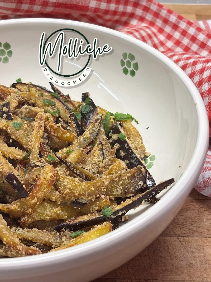 Stick di melanzane in friggitrice ad aria