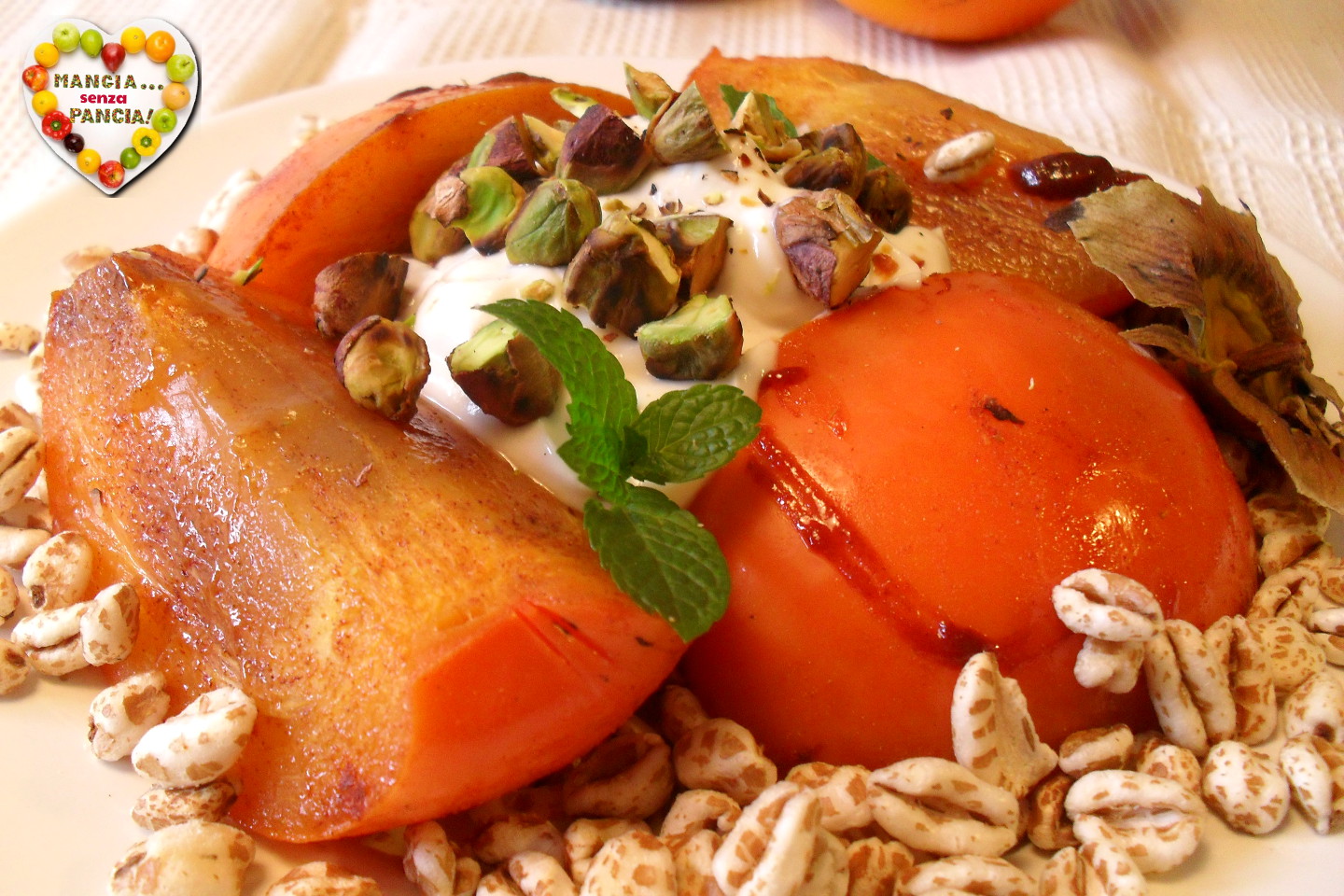 Cachi caramellato croccante, Mangia senza Pancia