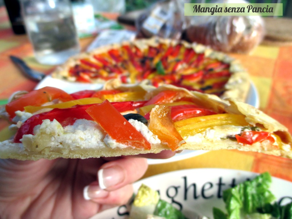 Torta salata peperoni e provolone, Mangia senza Pancia