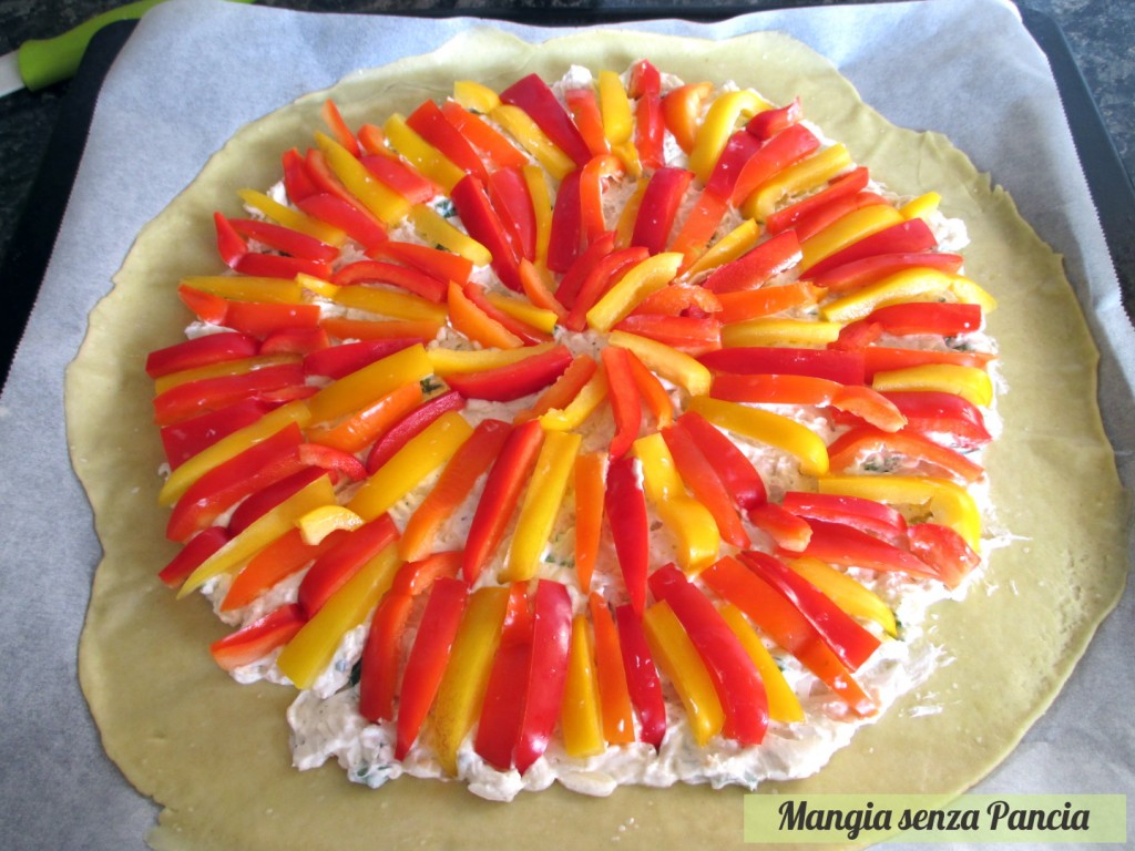 Torta salata peperoni e provolone, Mangia senza Pancia
