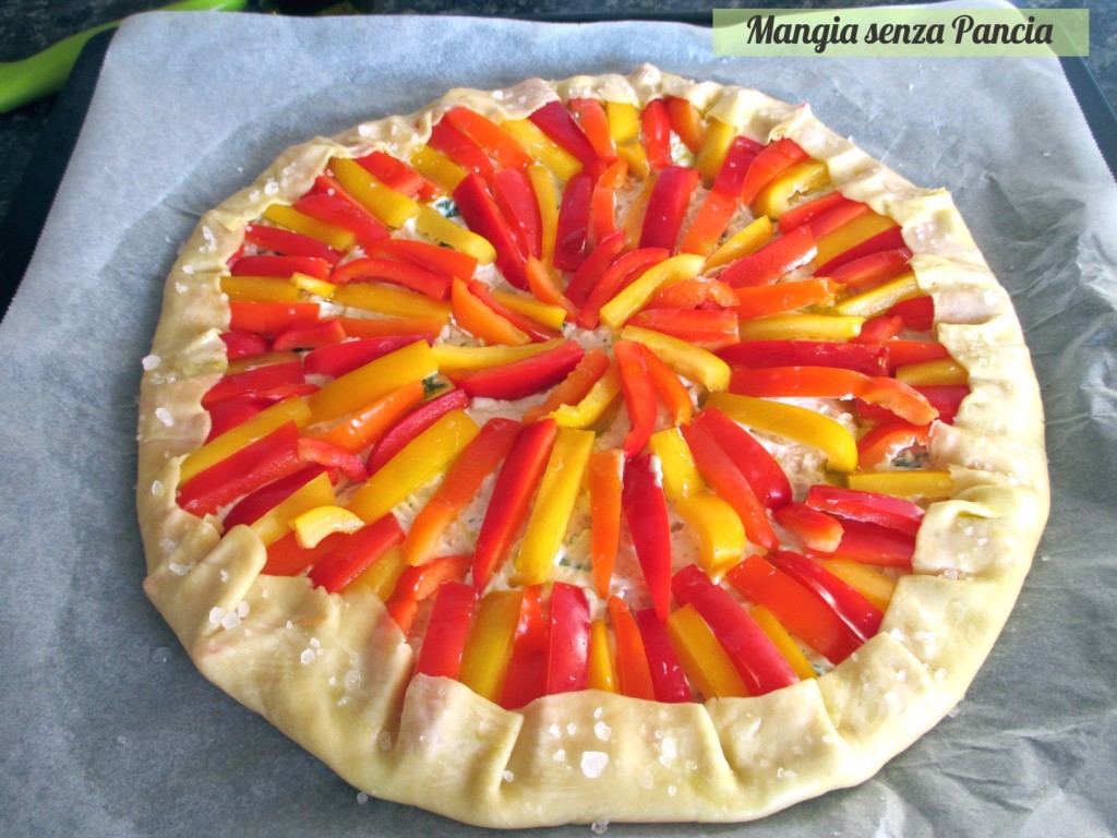 Torta salata peperoni e provolone, Mangia senza Pancia