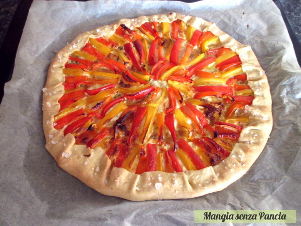 Torta salata peperoni e provolone, Mangia senza Pancia