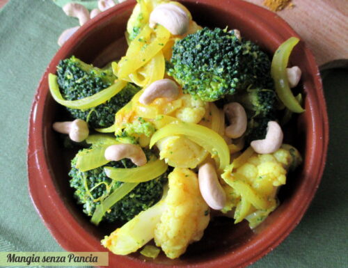 Broccoli e cavolfiore al curry