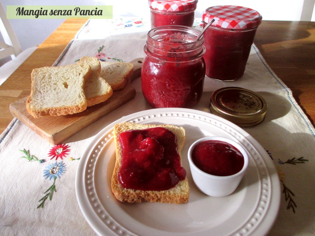 Composta di fragole agli agrumi, Mangia senza Pancia
