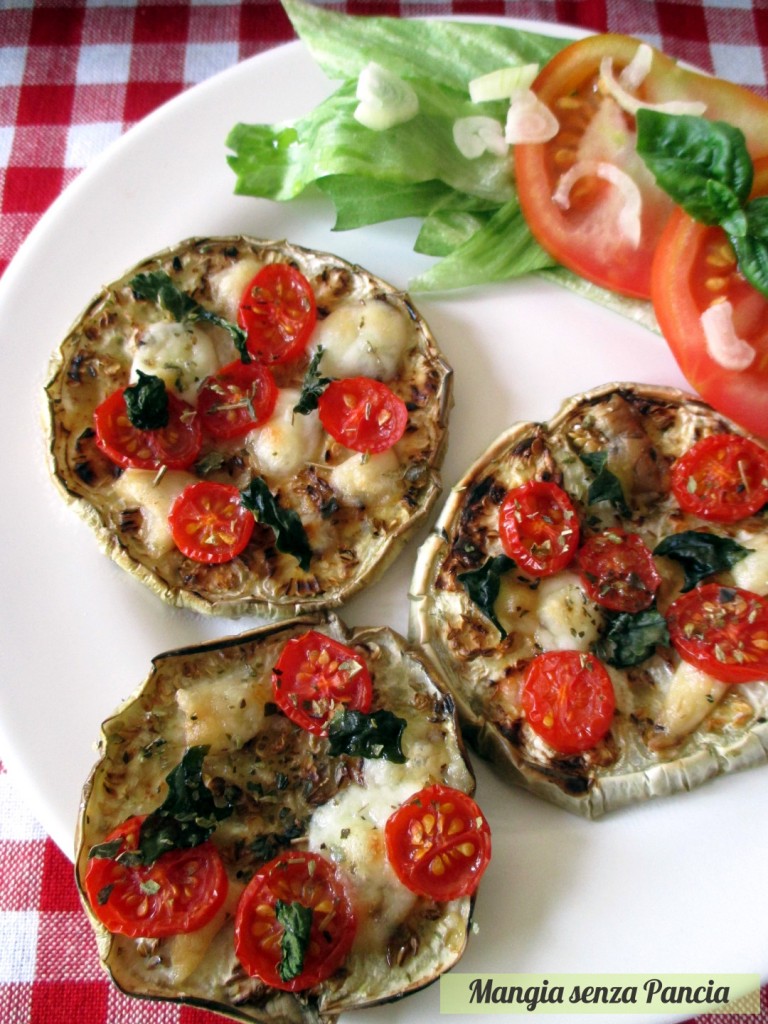 Pizzette di melanzane light, Mangia senza Pancia