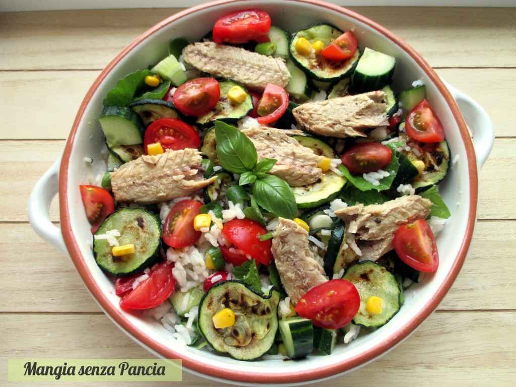 Insalata di riso e sgombro al limone, Mangia senza Pancia
