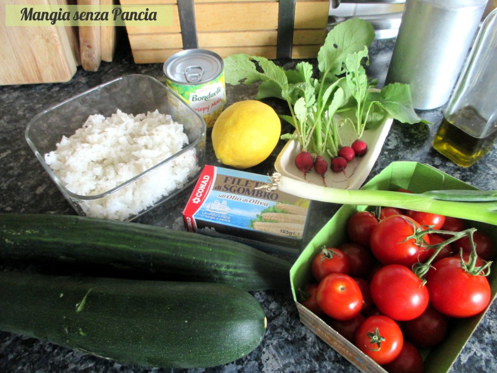 Insalata di riso e sgombro al limone, Mangia senza Pancia