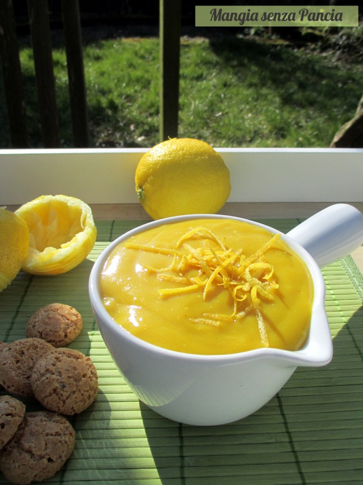 Crema al limone vegan, Mangia senza Pancia