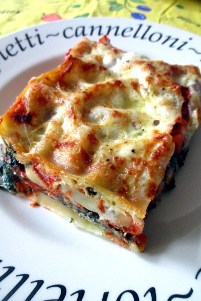 Lasagne ricotta e spinaci, Mangia senza Pancia