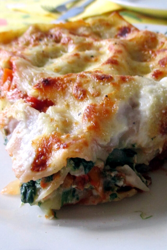 Lasagne ricotta e spinaci, Mangia senza Pancia
