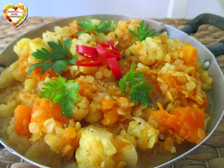 Dahl di lenticchie e verdure, Mangia senza Pancia Dahl di lenticchie e verdure, Mangia senza Pancia