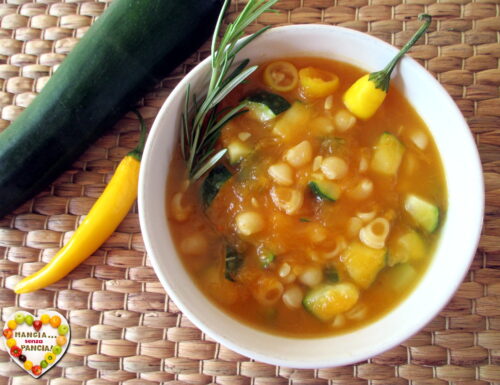 Minestra di zucca e zucchine