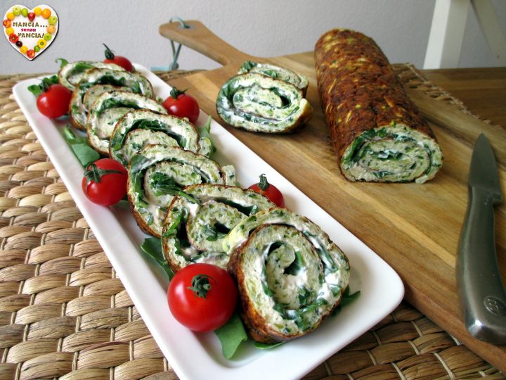 Rotolo di frittata alle zucchine, Mangia senza Pancia