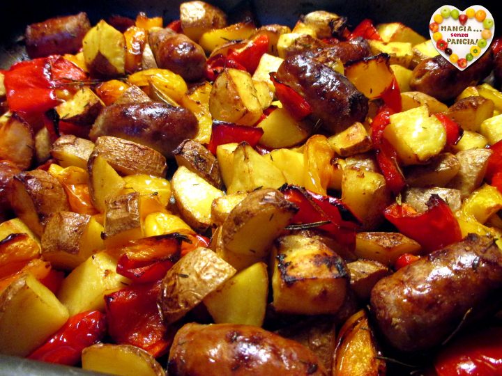 Salsiccia con patate e peperoni, Mangia senza Pancia