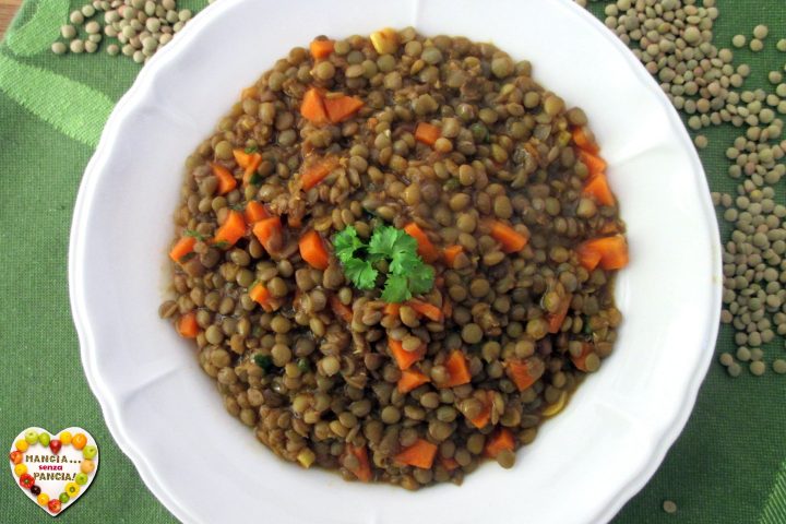 Lenticchie in umido speziate, Mangia senza Pancia