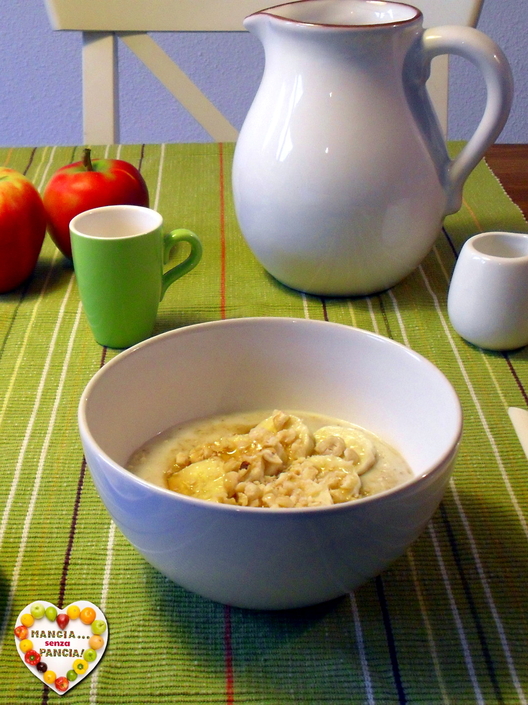 Porridge cremoso leggero, Mangia senza Pancia