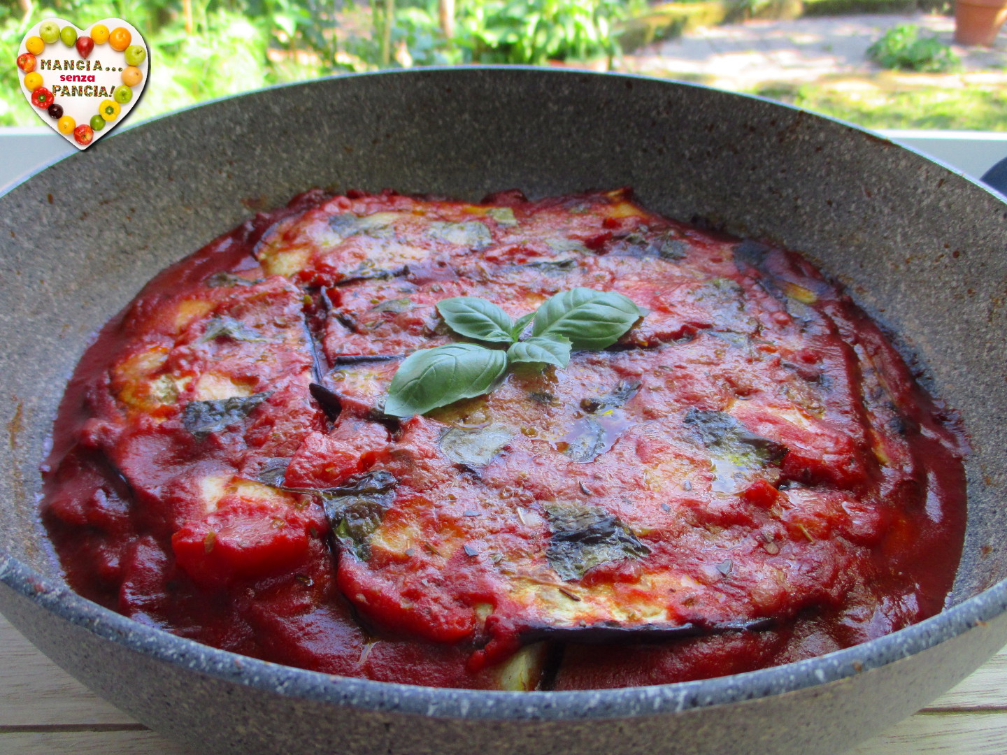 Parmigiana light in padella, Mangia senza Pancia