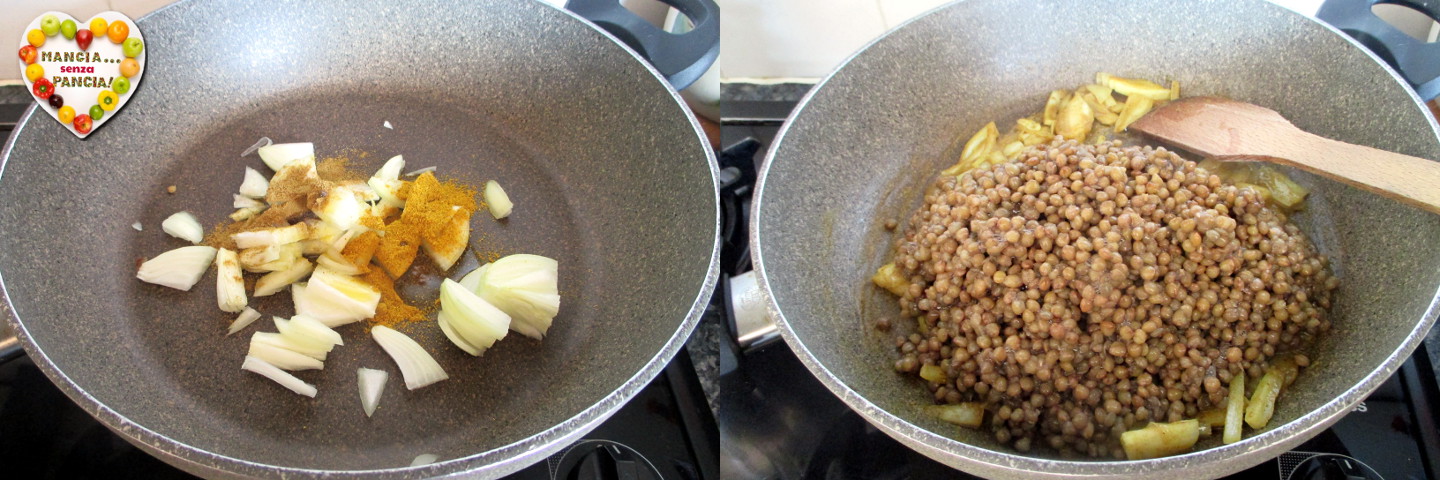 Melanzane e lenticchie speziate, Mangia senza Pancia