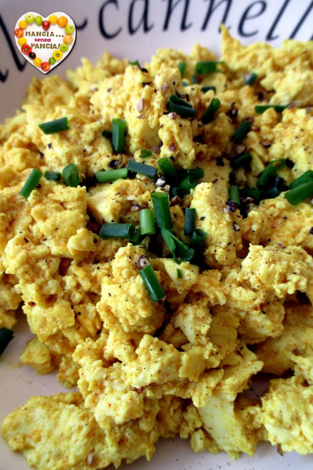 Tofu strapazzato vegan, Mangia senza Pancia