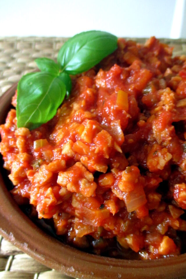 Ragù di soia vegano, Mangia senza Pancia