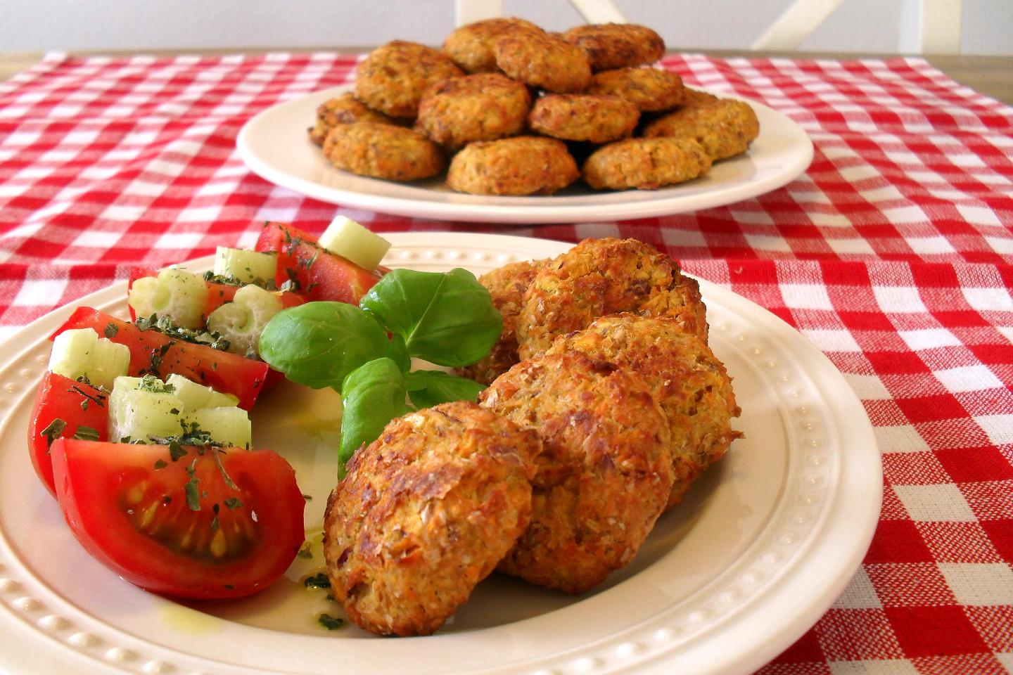 Polpettine vegetariane al forno senza uova