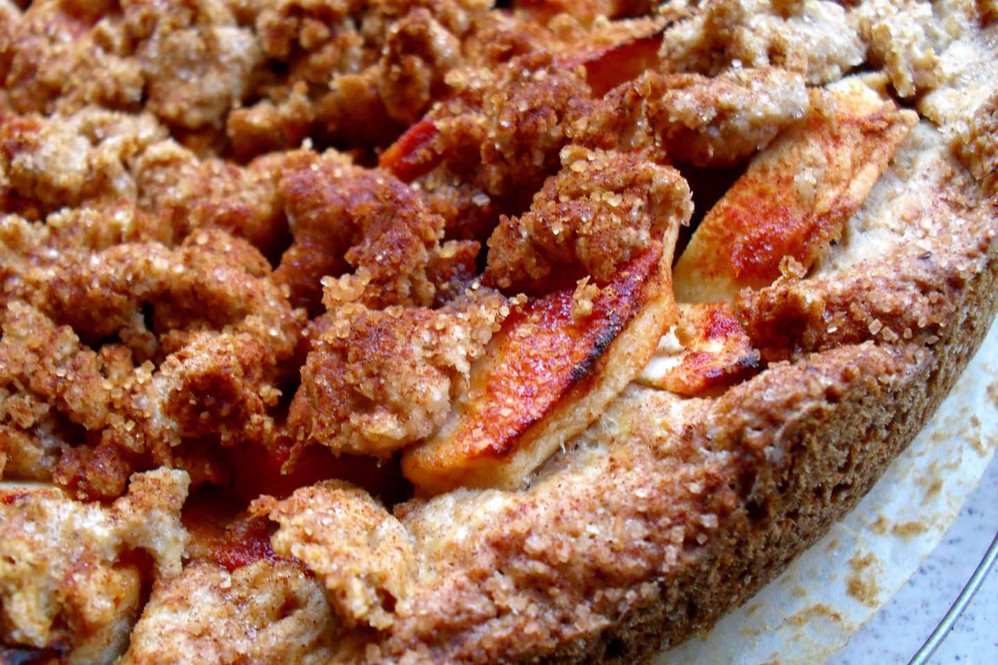 Apfelkuchen mit Streuseln, Mangia senza Pancia