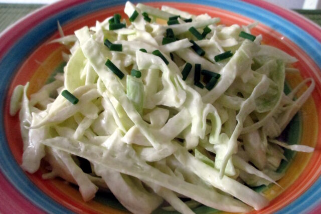 Insalata di cavolo e finocchi coleslaw, Mangia senza Pancia