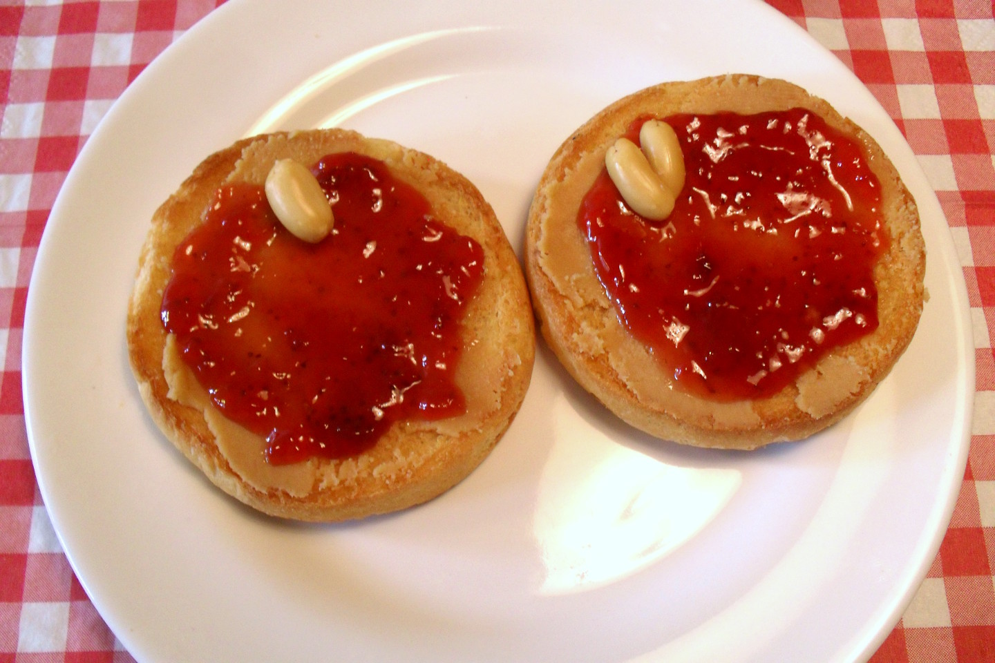 Fette con burro di arachidi e marmellata, Mangia senza Pancia