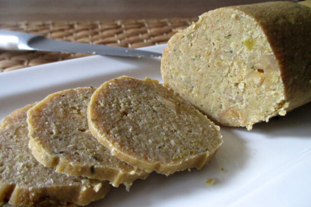 Affettato vegano di ceci e olive, Mangia senza Pancia