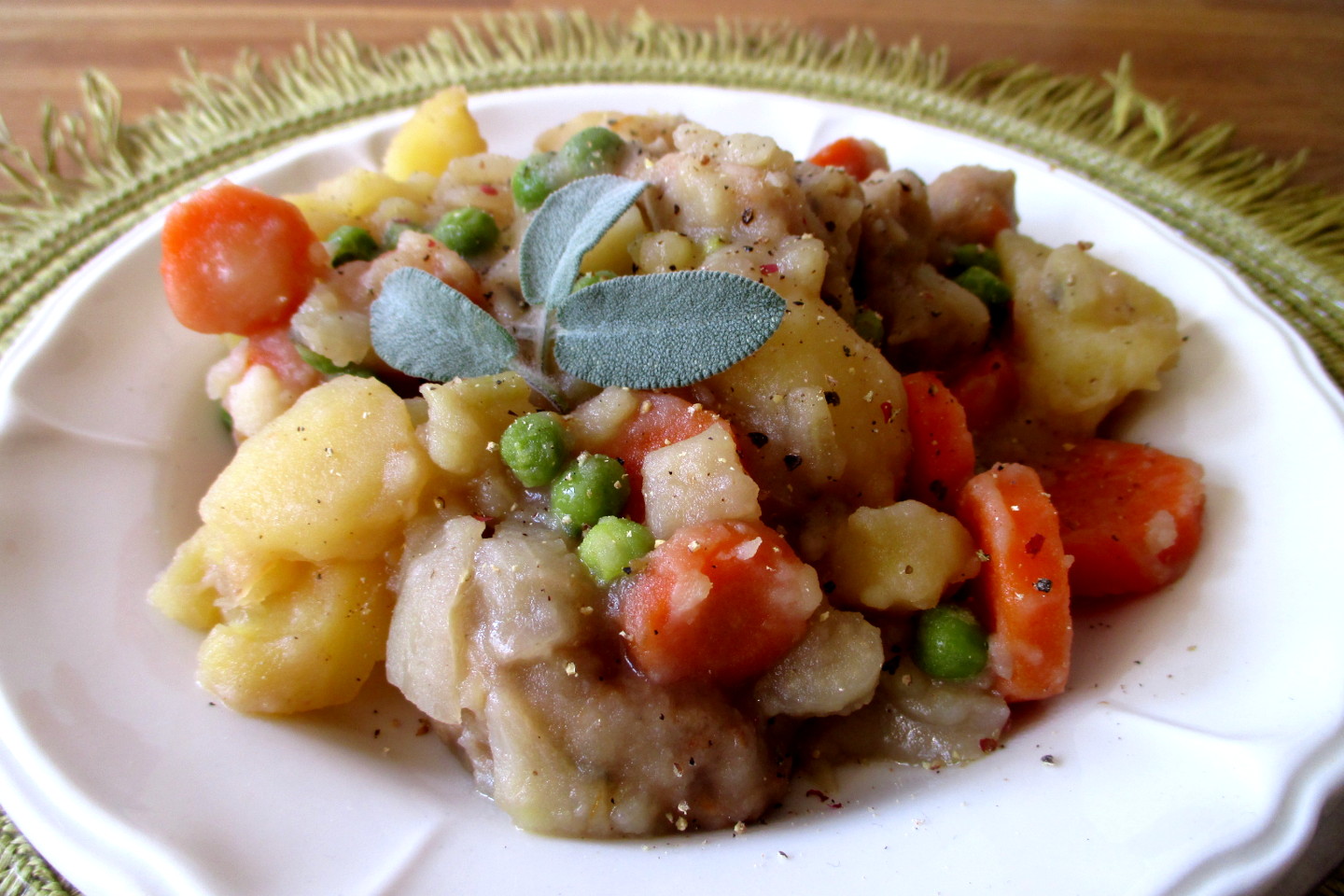 spezzatino di seitan, Mangia senza Pancia
