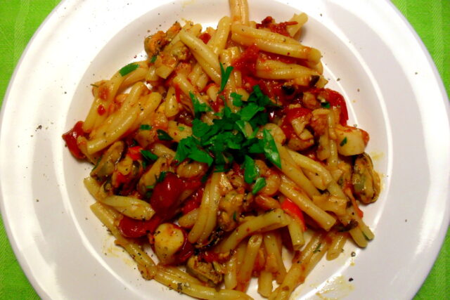 Pasta ai frutti di mare surgelati, Mangia senza Pancia