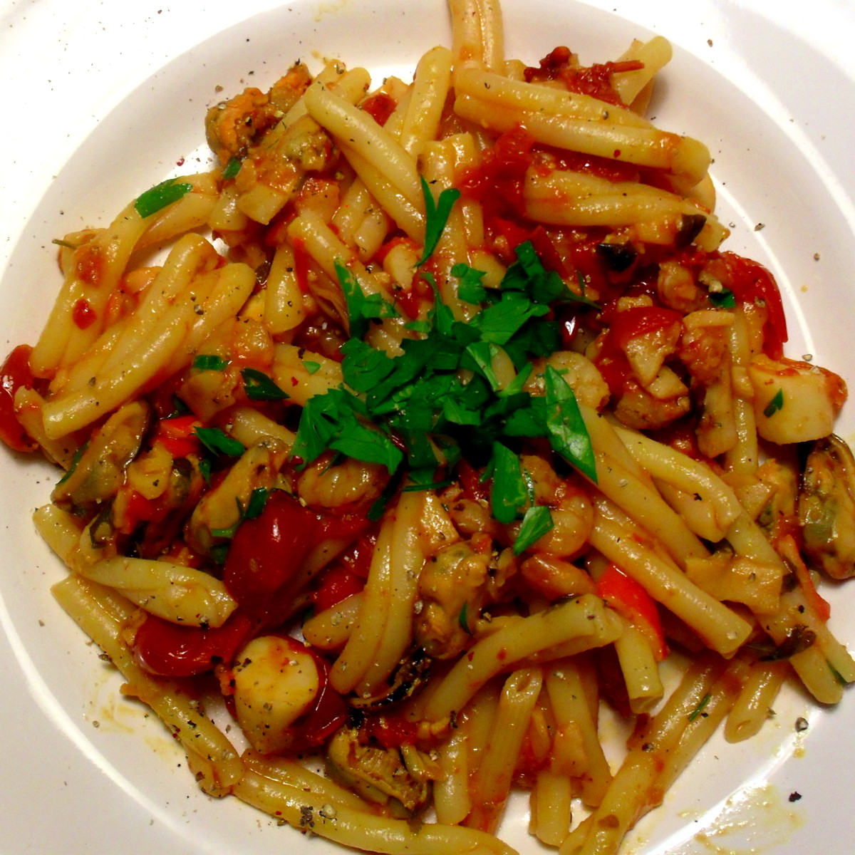 Pasta ai frutti di mare surgelati, Mangia senza Pancia