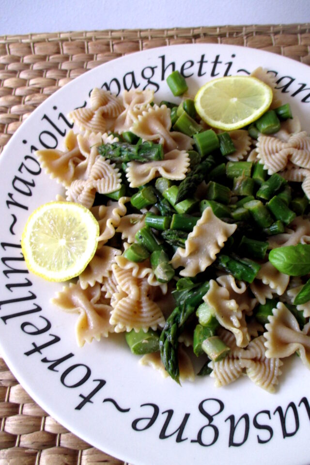 Pasta con asparagi al limone, Mangia senza Pancia