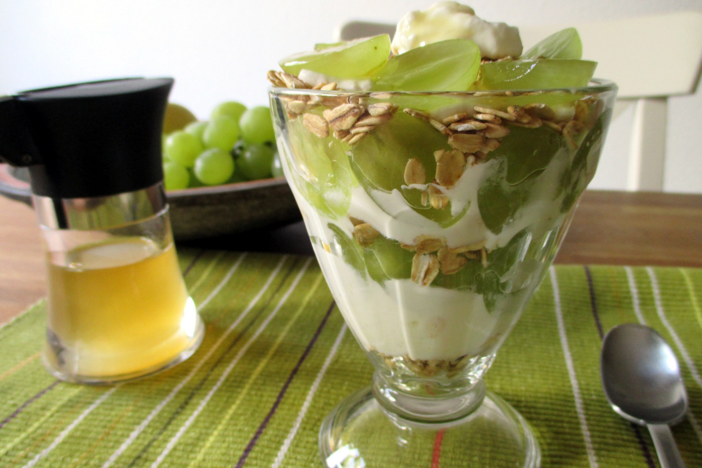 Coppa di avena, yogurt e frutta, Mangia senza Pancia