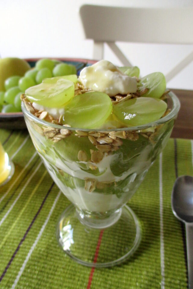 Coppa di avena, yogurt e frutta, Mangia senza Pancia