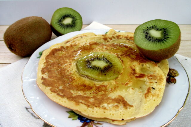 Pancakes light con kiwi sfiziosi