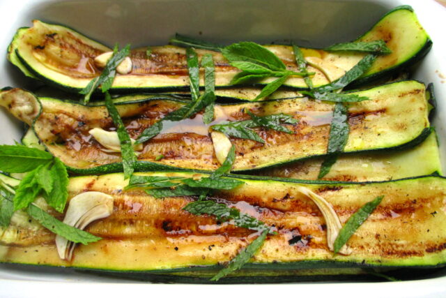 Zucchine grigliate alla menta, Mangia senza Pancia