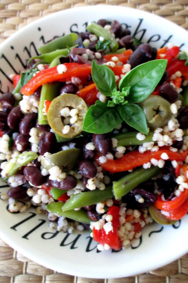 Insalata di sorgo e fagioli con verdure, Mangia senza Pancia