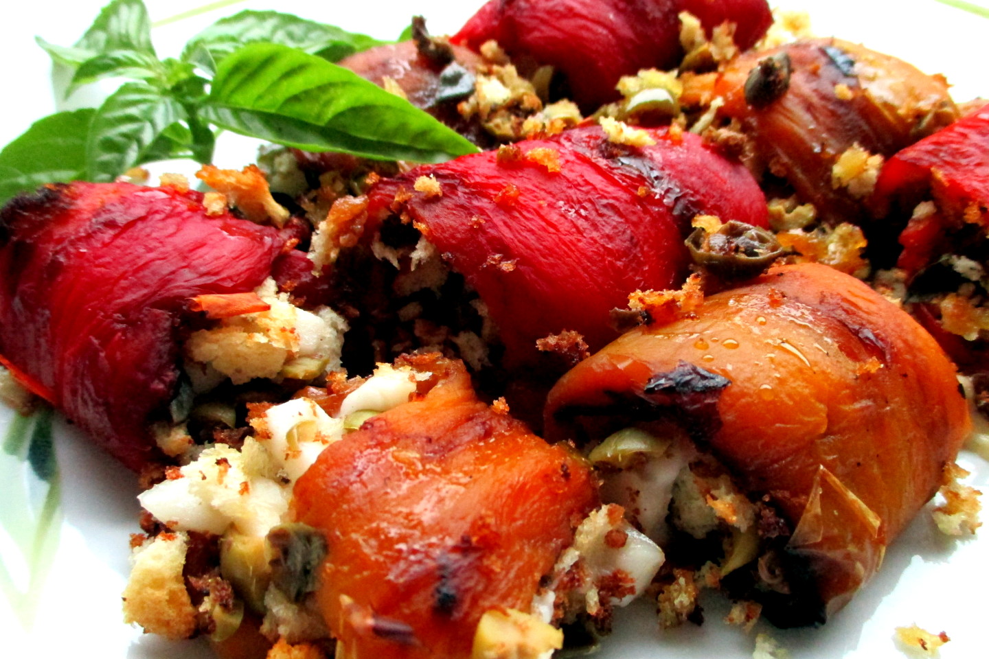 Involtini di peperoni vegani