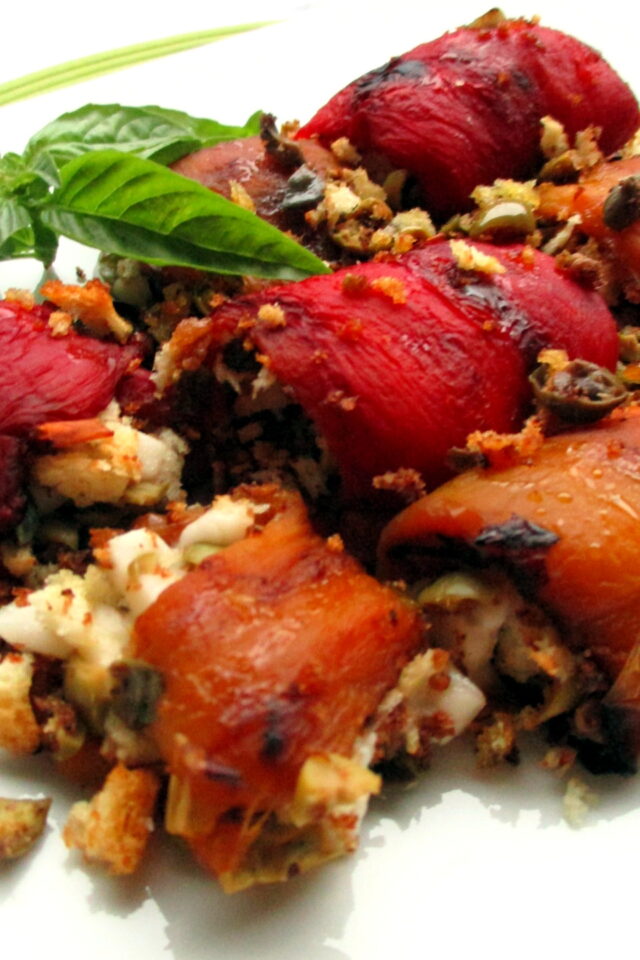 Involtini di peperoni vegani, Mangia senza Pancia