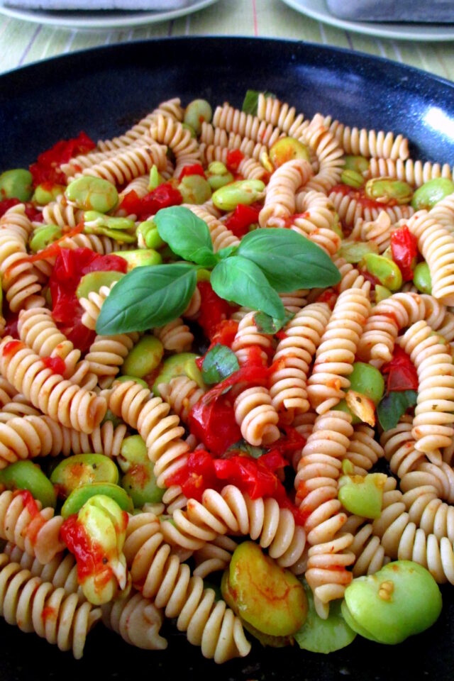 Pasta con fave e pomodorini, Mangia senza Pancia