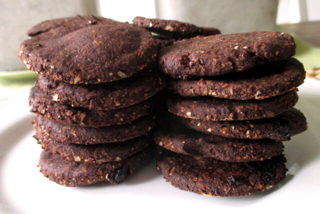 Biscotti al cacao senza zucchero