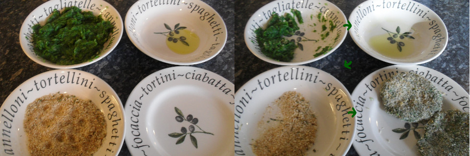 Spinacine di pollo light, impanatura con pangrattato e spezie