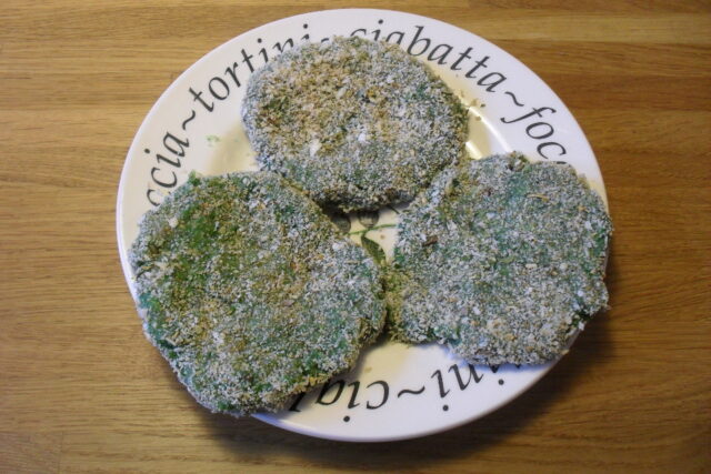 Spinacine di pollo light impanate, pronte per la cottura